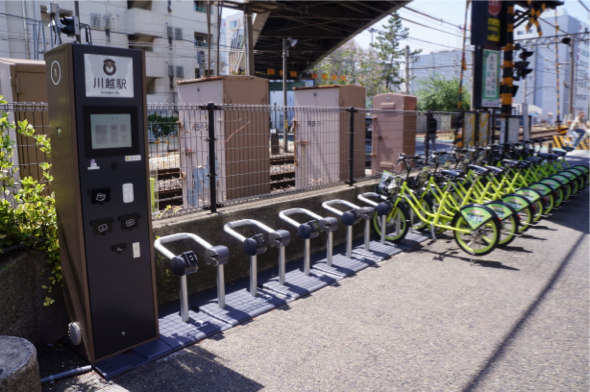 自転車シェアリングのポート