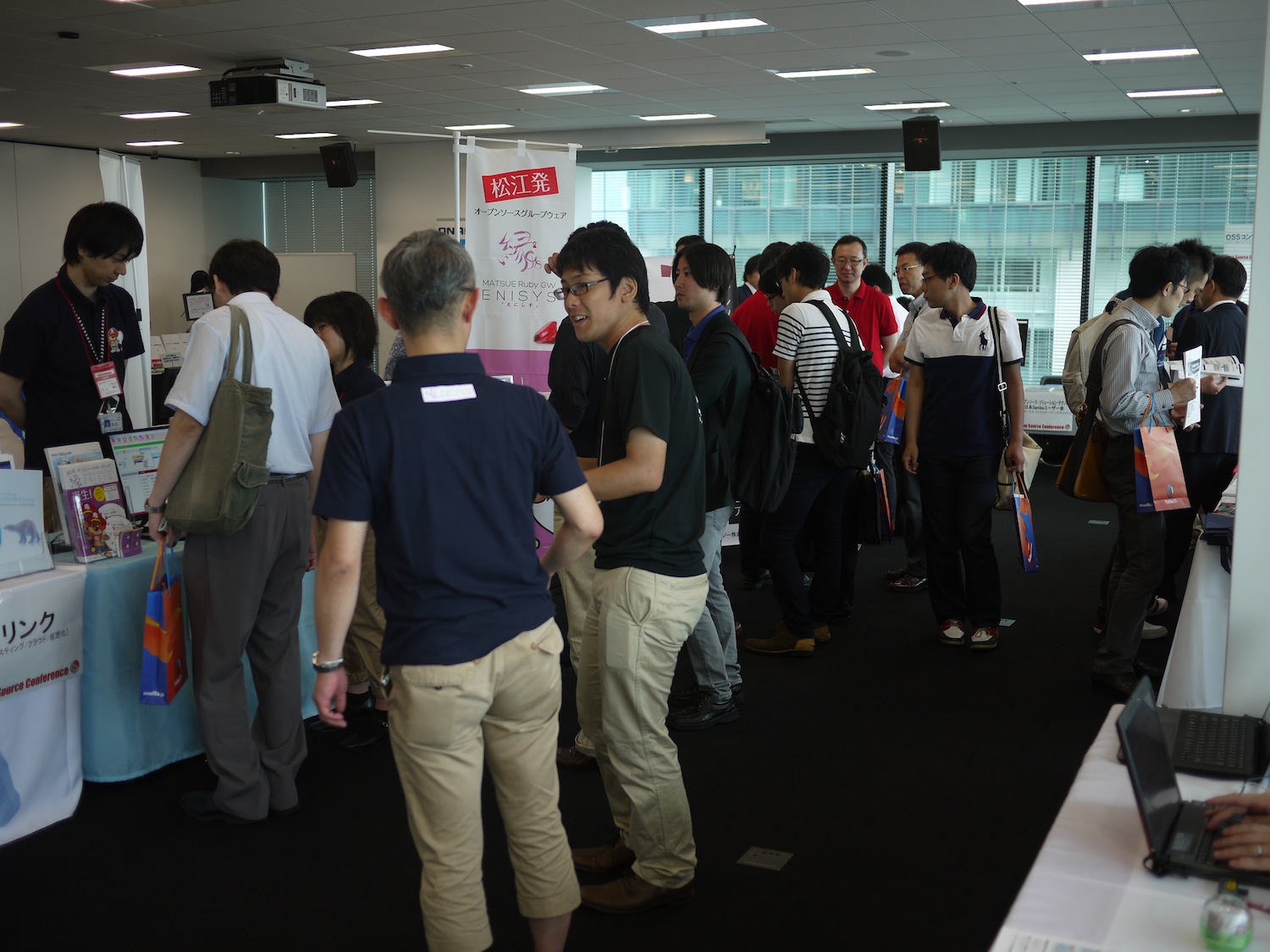 展示会場の様子